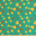 thumbnail image 1 of Ambesonne Autumn Fabric by the Yard Upholstery, Seasonal Fall of the Leaf, 2 Yards, Sea Green and Mustard, 1 of 4