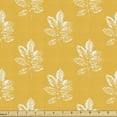 thumbnail image 1 of Ambesonne Autumn Fabric by the Yard Upholstery, Simplistic Yellow Leafage, 3 Yards, Pale Orange White, 1 of 5