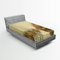 thumbnail image 1 of Ambesonne Autumn Fitted Sheet, Colorful Fallen Leaves, Twin XL Size, Multicolor, 1 of 2