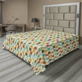 thumbnail image 1 of Ambesonne Autumn Flat Sheet, Rubber Boots Rainy Season, Queen Size, Eggshell Multicolor, 1 of 1