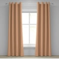 thumbnail image 1 of Ambesonne Autumn Grommet Curtain, Holiday Seasonal Color, 50" x 84", Orange and White, 1 of 6