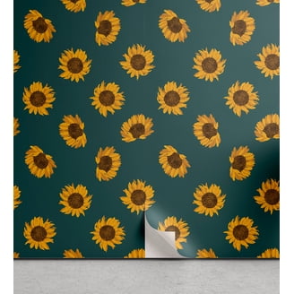Catherine Lansfield Sunflowers Reversible Duvet Cover Set Yellow