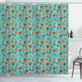 thumbnail image 1 of Ambesonne Autumn Pumpkin Shower Curtain, Thanksgiving, 69"Wx84"L, Multicolor, 1 of 3