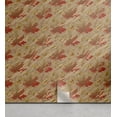 thumbnail image 1 of Ambesonne, Autumn Vibes Peel & Stick Wallpaper for Home, Fall Art Grunge Design, 13"x72", Dusk Ruby Pistachio Green, 1 of 5