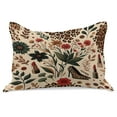 thumbnail image 1 of Ambesonne Autumnal Knitted Quilt Pillowcover, Cozy Fall Feminine Art, 30"x20", Champagne Ginger, 1 of 2