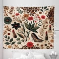 thumbnail image 1 of Ambesonne Autumnal Tapestry King Size, Cozy Fall Feminine Art, 104"x88", Champagne Ginger, 1 of 2