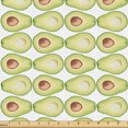 thumbnail image 1 of Ambesonne Avocado Fabric by the Yard Upholstery, Repetitive Aguacate Drawing, 10 Yards, Pale Rust Avocado Green, 1 of 5
