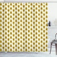 thumbnail image 1 of Ambesonne Avocado Shower Curtain, Exotic Tropical Composition, 69"Wx70"L, Yellow Green Brown, 1 of 4