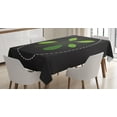 thumbnail image 1 of Ambesonne Avocado Tablecloth Rectangular Table Cover, Alligator Pear Tree, 52"x70", Green Charcoal Grey, 1 of 4
