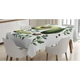 thumbnail image 1 of Ambesonne Avocado Tablecloth Rectangular Table Cover, Tropical Fruit Elements, 52"x70", Multicolor, 1 of 4