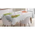 thumbnail image 1 of Ambesonne Avocado Tablecloth Rectangular Table Cover, Valentine Fruit Couple, 60"x90", Multicolor, 1 of 4