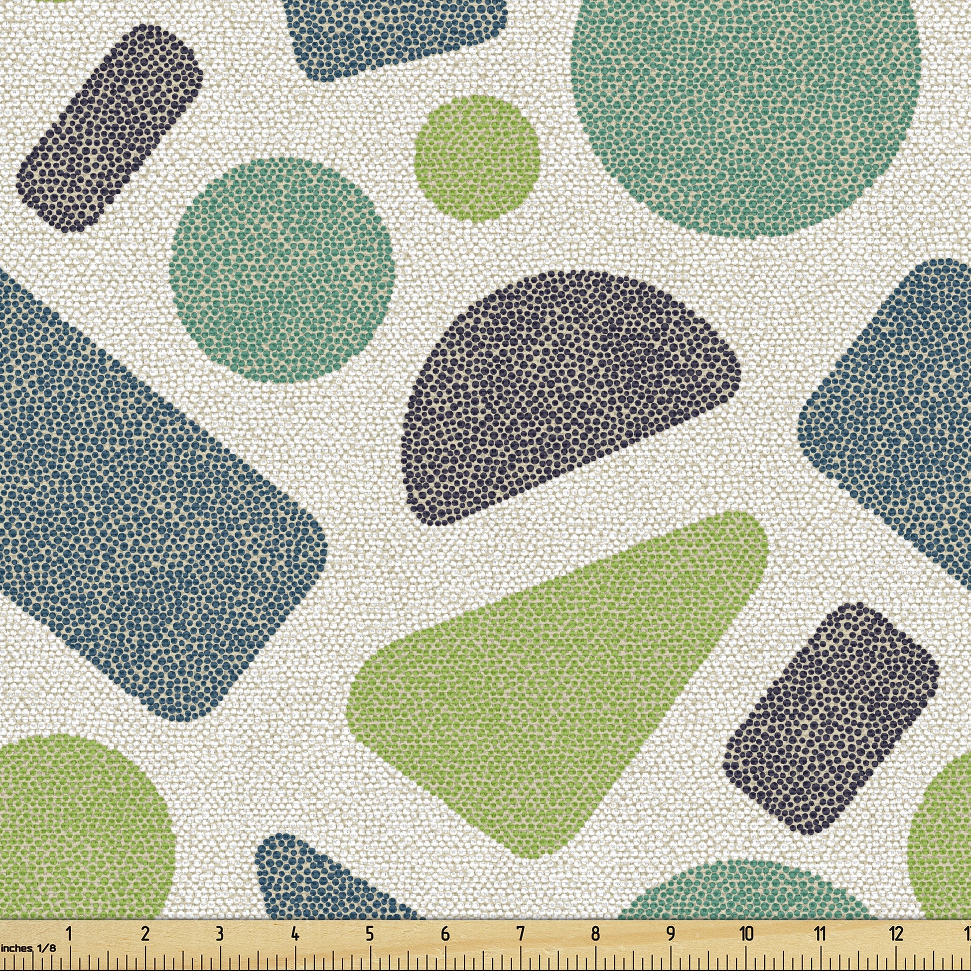 Ambesonne Aztec Fabric by the Yard Upholstery, Colorful Geometric Boho ...