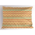 thumbnail image 1 of Ambesonne Aztec Pillow Sham, Bohemian Stripes, 26" X 20", Multicolor, 1 of 2