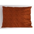 thumbnail image 1 of Ambesonne Aztec Pillow Sham, Exotic Culture, 26" X 20", Orange Dark Orange, 1 of 2