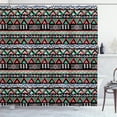 thumbnail image 1 of Ambesonne Aztec Shower Curtain, Ethnic Style Triangles Art, 69"Wx84"L, Multicolor, 1 of 4