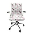 thumbnail image 1 of Ambesonne Ballerina Office Chair Cover Stretchable High Back, Girls Doing Ballet, Pale Pink Charcoal Grey, 1 of 1