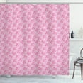thumbnail image 1 of Ambesonne Ballet Shower Curtain, Pointe Shoes with Flowers, 69"Wx70"L, Pink Pale Pink and White, 1 of 3