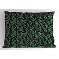 thumbnail image 1 of Ambesonne Banana Leaf Pillow Sham, 90s Style Rainbow, 36" X 20", Multicolor, 1 of 2
