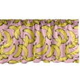 thumbnail image 1 of Ambesonne Banana Window Valance, Fruit Fun Pop Pattern, 54" X 18", Rose Mustard, 1 of 3