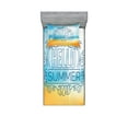 thumbnail image 1 of Ambesonne Beach Fitted Sheet & Pillow Sham Set, Abstract Sunny Seashore, Twin, Pale Blue and Marigold, 1 of 2