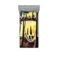 thumbnail image 1 of Ambesonne Beach Fitted Sheet & Pillow Sham Set, Coconut Exotic Palm Trees, Twinxl, Multicolor, 1 of 2