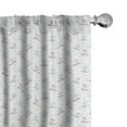 thumbnail image 1 of Ambesonne Bear Curtains, Funny Polar Teddy Bears, Pair of 28"x95", Multicolor, 1 of 5