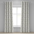 thumbnail image 1 of Ambesonne Beige Grommet Curtain, Teddy Bears Stars, 50" x 72", Eggshell Tan, 1 of 6