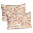 thumbnail image 1 of Ambesonne Beige Pillow Sham 2 Pack, Floral Art Berry Pastel, 36"x20", Pink Peach, 1 of 3