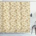thumbnail image 1 of Ambesonne Beige Shower Curtain, Paisley Oriental Persian, 69"Wx84"L, Cream, 1 of 5