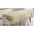 thumbnail image 1 of Ambesonne Beige Tablecloth Rectangular Table Cover, Abstract Floral Pattern, 52"x70", Redwood Beige, 1 of 3