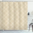 thumbnail image 1 of Ambesonne Beige Tan Shower Curtain, British Retro Rustic Art, 69"Wx84"L, Pale Mustard Ecru, 1 of 1