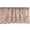 thumbnail image 1 of Ambesonne Beige Tan Valance Pack of 2, Zigzag Lines Geometric, 54"X18", Blush Warm Taupe, 1 of 4