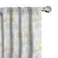 thumbnail image 1 of Ambesonne Bicycle Window Curtains, Pastel Retro Classical, Each 28" W x 63" L, Cadet Blue Camel, 1 of 5