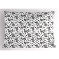 thumbnail image 1 of Ambesonne Bicycle Pillow Sham, Flowers Stars in Black, 26" X 20", Black White, 1 of 2