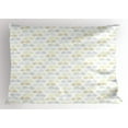 thumbnail image 1 of Ambesonne Bicycle Pillow Sham, Pastel Retro Classical, 36" X 20", Cadet Blue Camel, 1 of 2