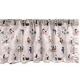 thumbnail image 1 of Ambesonne Bicycle Valance Pack of 2, Men and Women on Bikes Art, 42"X18", Pale Rose Multicolor, 1 of 3