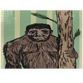 thumbnail image 1 of Ambesonne Bigfoot Jigsaw Puzzle Durable Cardboard, Mysterious Yeti Sketch, 1000 pcs, Multicolor, 1 of 5
