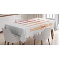 thumbnail image 1 of Ambesonne Biology Tablecloth Rectangular Table Cover, Female Body Anatomy Chart, 60"x90", Multicolor, 1 of 4