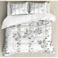 thumbnail image 1 of Ambesonne Birch Tree Duvet Cover Set, 1 of 3