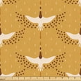 thumbnail image 1 of Ambesonne Bird Print Fabric by the Yard Upholstery, Vintage Wingy Silhouette, 1 Yard, Apricot Ivory and Chocolate, 1 of 1