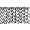 thumbnail image 1 of Ambesonne Bird Window Valance, Russian Folk Squared Rooster, 42" x 12", Charcoal Grey and White, 1 of 3