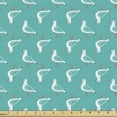 thumbnail image 1 of Ambesonne Birds Fabric by the Yard Upholstery, Maritime Seagulls Pattern, 2 Yards, Dark Seafoam and White, 1 of 5