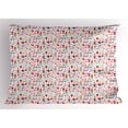 thumbnail image 1 of Ambesonne Birds Pillow Sham, Funny Wildlife Characters, 36" X 20", Multicolor, 1 of 2