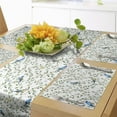 thumbnail image 1 of Ambesonne Birds Table Runner & Placemats, Thin Leafy Branches Berries, Placemat 4 pcs + Runner 12"x72", Reseda Green Multicolor, 1 of 2