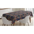 thumbnail image 1 of Ambesonne Birds Tablecloth Rectangular Table Cover, Mythical Rising Phoenix Bird, 60"x84", Multicolor, 1 of 3