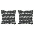 thumbnail image 1 of Ambesonne Birds Throw Pillow Cover 2 Pack, Cartoon Retro Animals, 18", Multicolor, 1 of 2