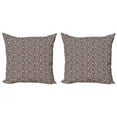 thumbnail image 1 of Ambesonne Birds Throw Pillow Cover 2 Pack, Resplendent Quetzal Bird, 20", Ivory Taupe and Dimgrey, 1 of 5