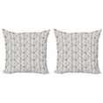 thumbnail image 1 of Ambesonne Birds Throw Pillow Cover 2 Pack, Spriggy Forest Trees, 20", Multicolor, 1 of 5