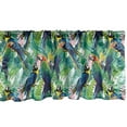 thumbnail image 1 of Ambesonne Birds Window Valance, Scarlet Macaw Parrots, 54" X 18", Multicolor, 1 of 3