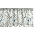 thumbnail image 1 of Ambesonne Birds Window Valance, Thin Leafy Branches Berries, 42" x 18", Reseda Green Multicolor, 1 of 3